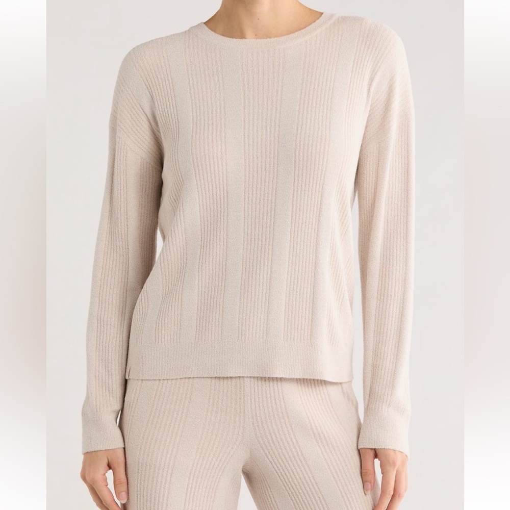 Barefoot Dreams CozyChic Ultra Lite Lounge Top in Chai Size 3X NWT